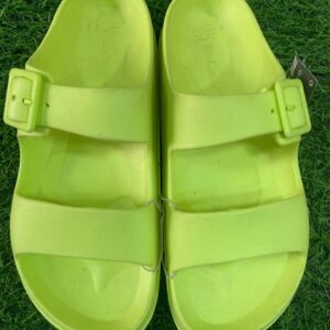 Primark double strap slide in lemon