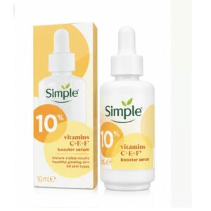 Simple 10% vitamins C+E+F booster serum