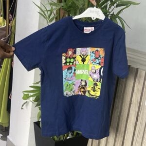 Primark marvel navy blue boys tshirt