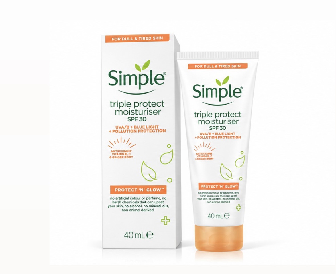 Simple triple protect moisturiser spf 30 Simple triple protect moisturiser spf 30