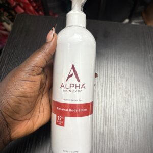 Alpha skin care renewal body lotion 12% glycolic Aha (340g)
