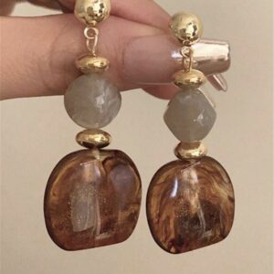SHEIN vintage earring in brown