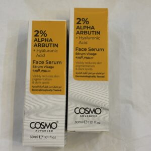 Cosmo 2% Alpha arbutin + hyaluronic acid face serum 30ml
