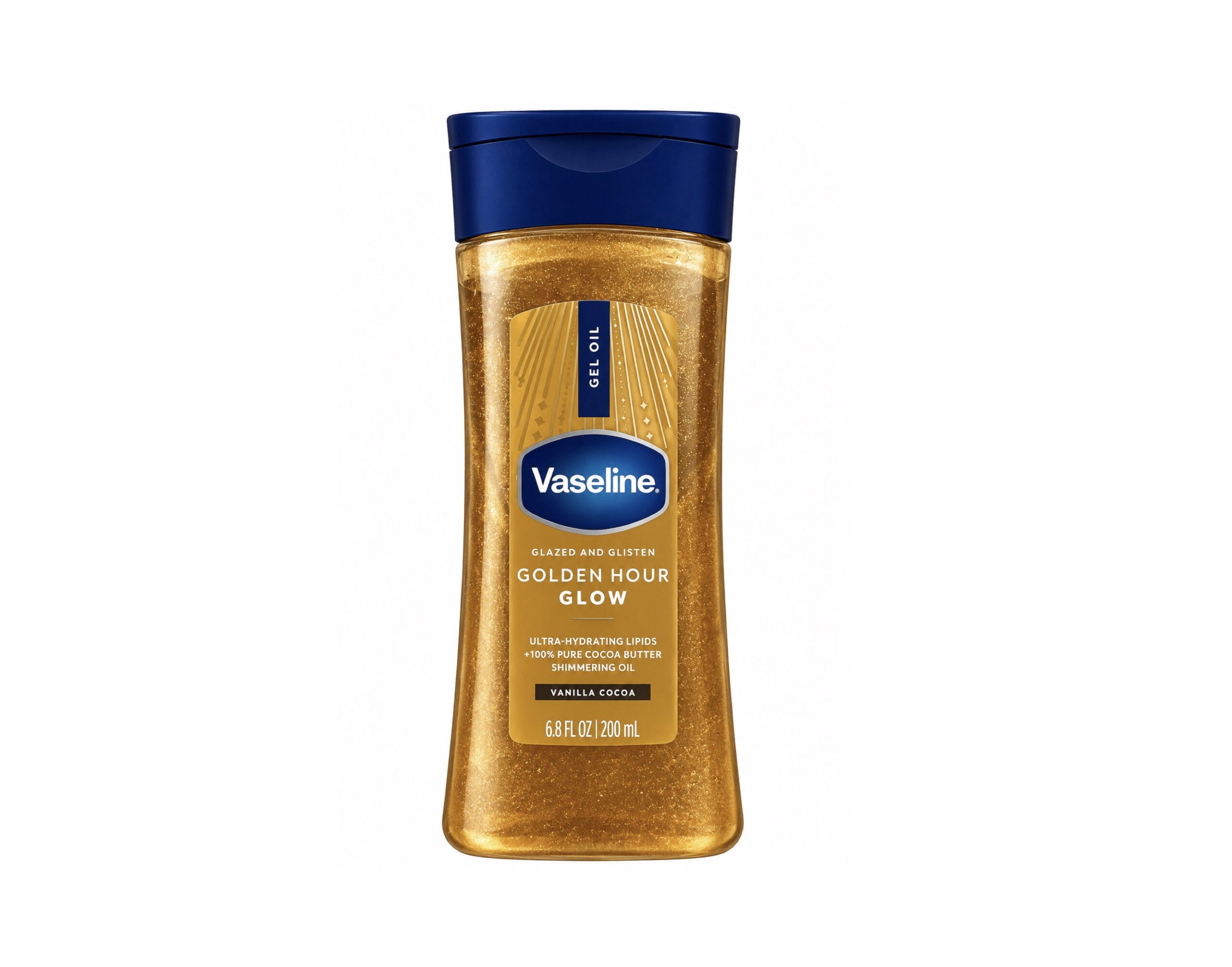 Vaseline glazed & glisten golden hour glow gel oil Vaseline glazed & glisten golden hour glow gel oil