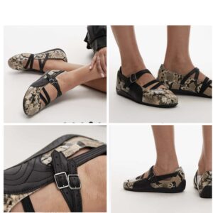 Puma speed cat ballet flats in snake print 42