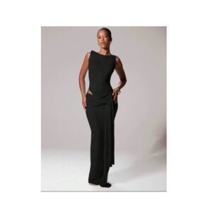 Shein tank cut out drape dress in chocolate  brown 12/14 (Copy)