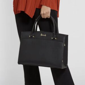 Harrods solid work bag in black