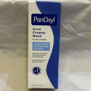 Panoxyl acne creamy wash 4% benzoyl peroxide daily control 170g