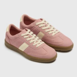Matalan papaya blush pink retro trainers 40