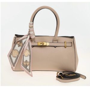 Bessie london  acordian style scarf shoulder bag in light  pink