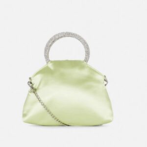 Primark party lemon rhinestone bag