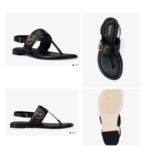 Michael kors carmen thong  sandals in flat sandals black