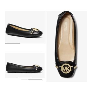 Michael kors Fulton  studded moccasin flat shoe in black
