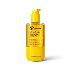 Skeen point glow booster lightening body oil enriched with Alpha Arbutin & Kojic acid new packaging