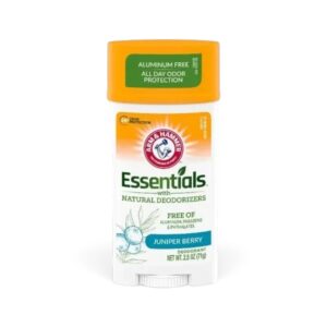 Arms & hammer Aluminum free essential  with natural deodorizers junniper berry
