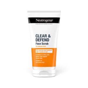 Neutrogena clear & defend face scrub