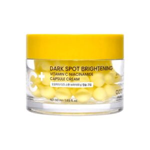 OOTD dark spot brightening vitamin c niacinamide capsule cream