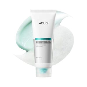 Anua pdrn hyaluron moisturizing cleansing foam