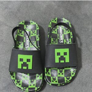 Primark baby boys slides collection - Minecraft green