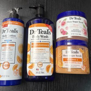 Dr Teals vitamin c Body wash & Body lotion & Scrub