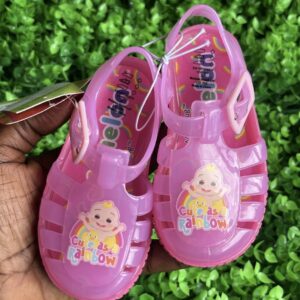 pink cocomelon jelly sandals