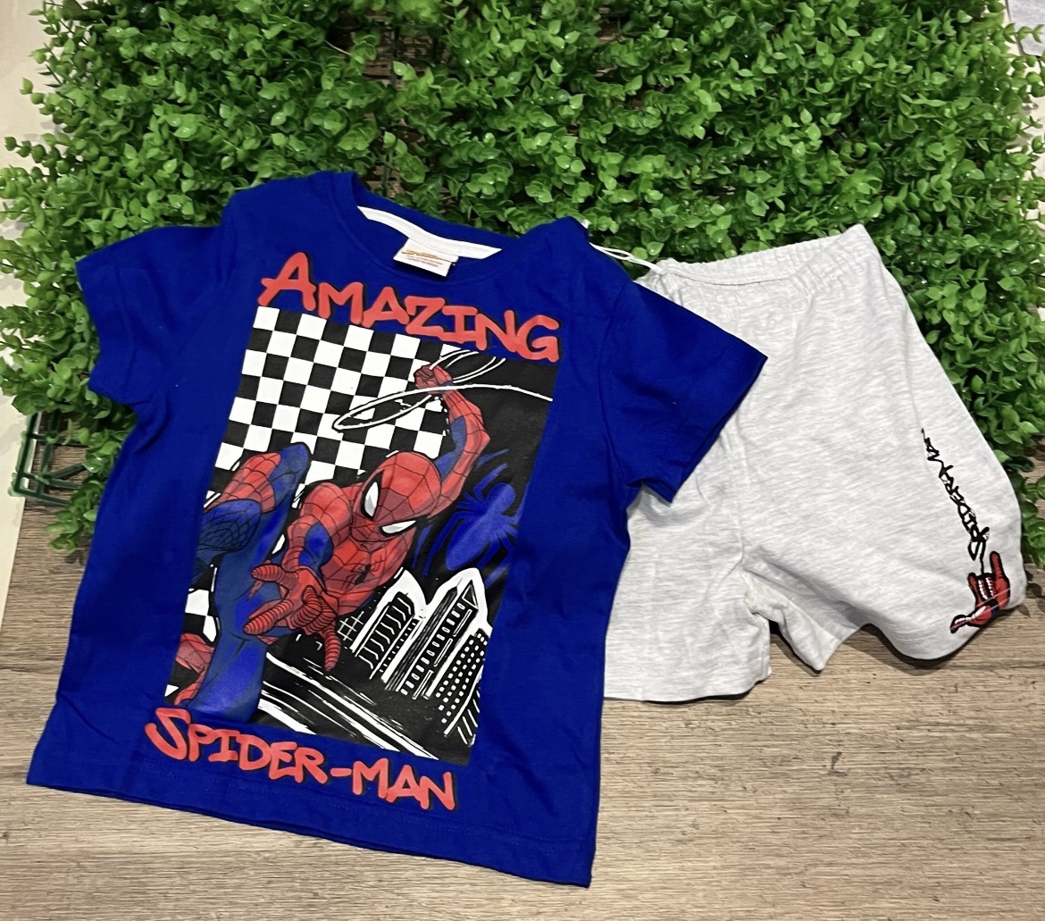 Primark amazing Spiderman & Spiderman one and only boys pj blue