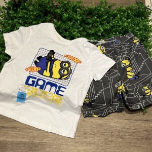 Primark minions endless mode gameover boys pj set white