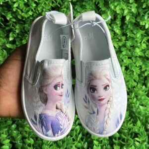 H&M frozen girl face slip-on trainers kids
