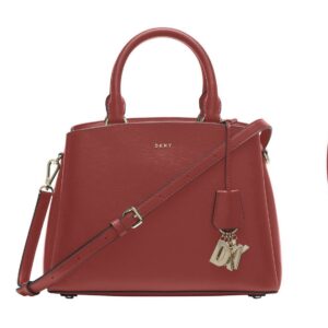 Dkny Paige medium satchel bag in red with convertible strap