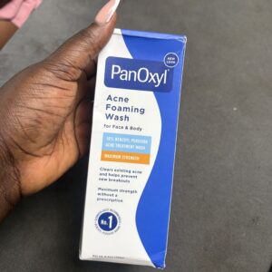 Panoxyl Acne foaming wash 10% benzoyl peroxide maximum strength