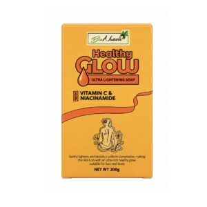 Bio nature yellow health glow ultra lightening bar soap in vitamin c & niacinamide 200g