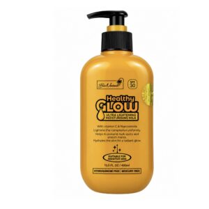 Bio nature healthy glow vitamin c & niacinamide ultra lightening moisturising milk lotion