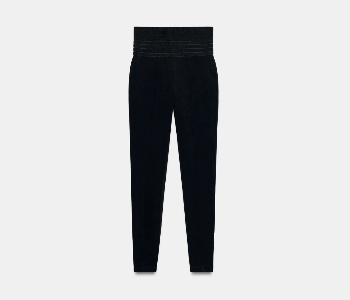 Zara leggings with wide waist band in black XL Zara leggings with wide waist band in black XL