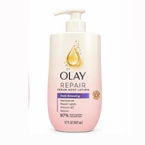 Olay repair serum body lotion daily renewing repair lipids vitamin b3 retinol  502ml