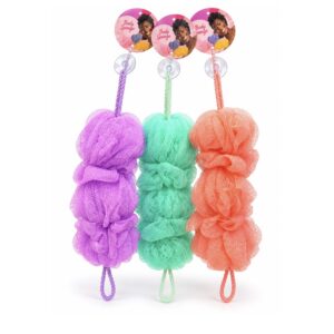 Labins diamond exfoliating bath strip Round longer 3 step bathing sponge