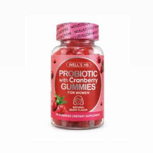 Well’s HB probiotic with cranberry gummies for women 60 gummies