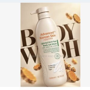 Advanced korean lightening & barrier repair body gel wash