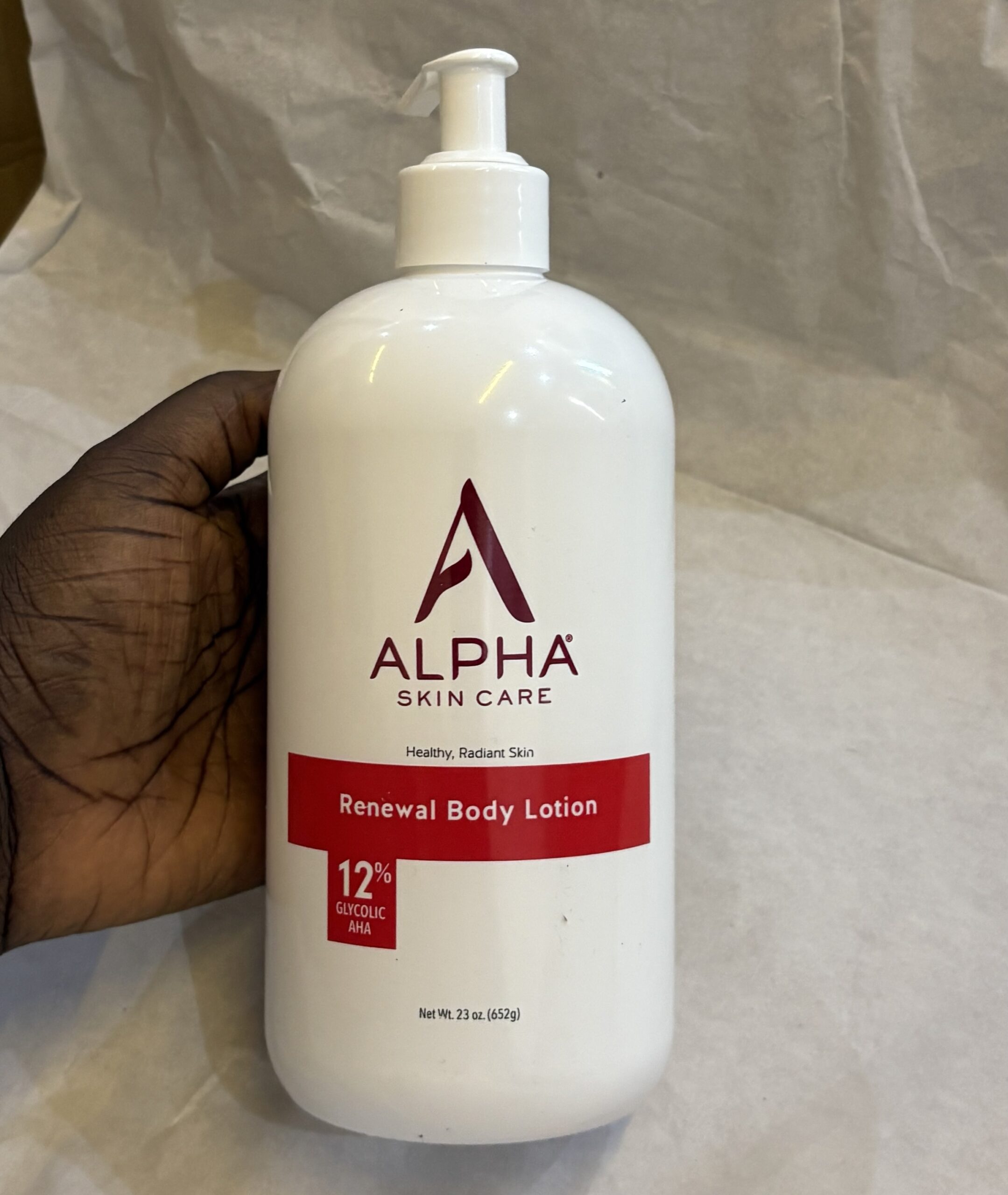 Alpha skin care renewal body lotion 12% glycolic AHA (652g) Alpha skin care renewal body lotion 12% glycolic AHA (652g)