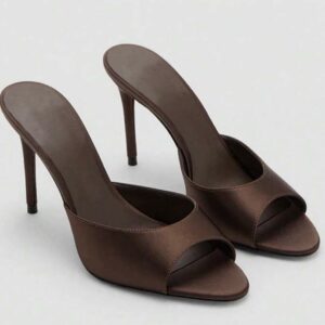 SHEIN solid mule in brown  39 (cN40)
