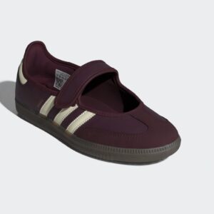 Adidas samba Jane shoes in maroon/ cream white 40