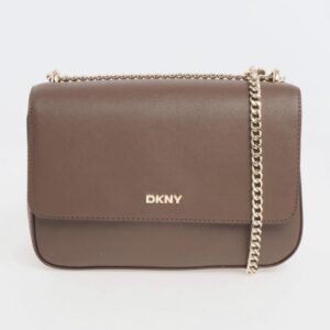 Dkny chocolate sina flap shoulder bag