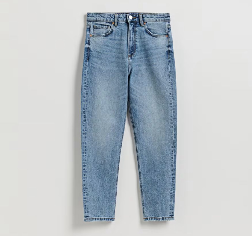 Reserved mom fit jeans in light wash blue Reserved mom fit jeans in light wash blue