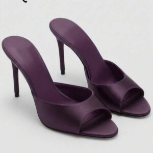 Shein classy mules in dark purple 40.5 (cn42)